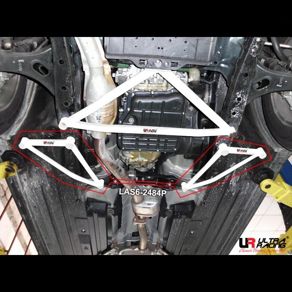 VW Passat CC 2.0T 08+ Ultra-R 2-Point Rear Lower Tiebar 1251