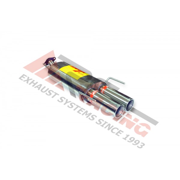 Escape Trasero Inoxidable 2Ø85 OPEL ASTRA G 1.8I 16V 98-01 115CV MºX18XE1
