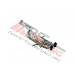 Escape Trasero Inoxidable 2Ø85DTM BMW 325I E-36 92-96 24V 