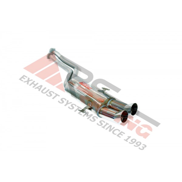 Escape Trasero Inoxidable 2Ø85DTM BMW 325I E-36 92-96 24V 