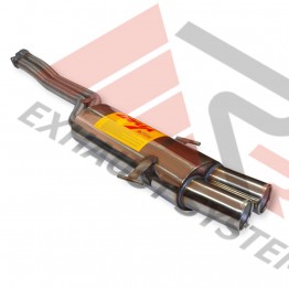 Escape Trasero Inoxidable 2Ø85 BMW 325I E-36 92-96 24V 