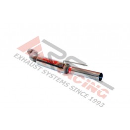 Escape trasero inoxidable grupo-n BMW 320 DIESEL E-46 98- 136CV 