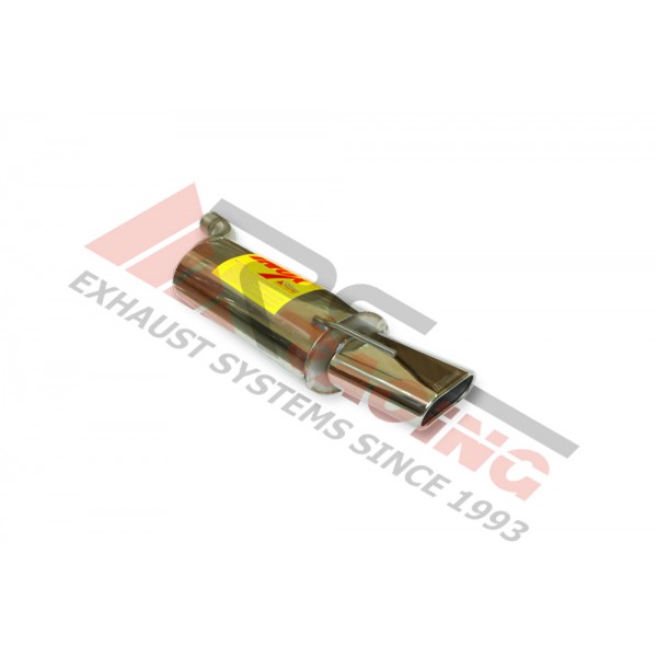 Escape Trasero Inoxidable 1 OVALADA BMW 320 DIESEL E-46 98- 150CV Mº2D-4D-4
