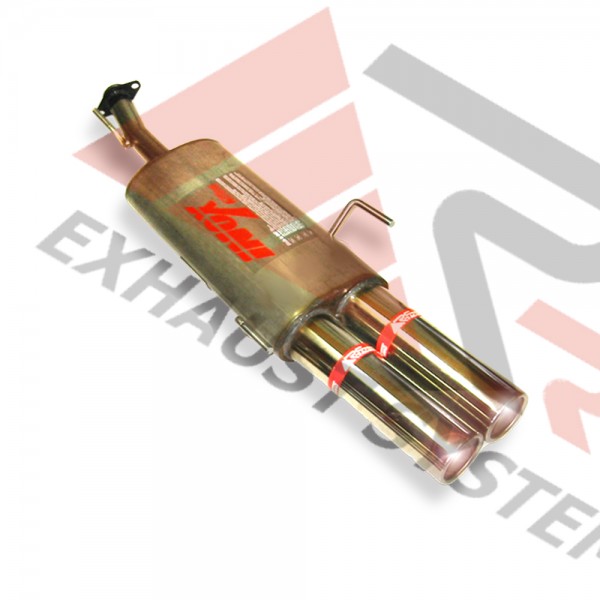 Escape Trasero Inoxidable 2Ø85 OPEL ASTRA G 1.8I 16V COUPE 10/2000-2003 125CV MºG-21BXE