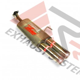 Escape Trasero Inoxidable 2Ø85 OPEL ASTRA G 2.2I 16V COUPE 10/2000- 147CV MºZ22SE