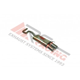 Escape Trasero Inoxidable 2Ø85 SEAT IBIZA 1.4I 16V 05/97-00 100CV MºAFH