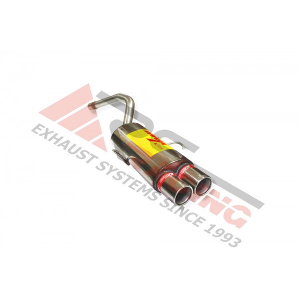 Escape Trasero Inoxidable 2Ø85 ALFA ROMEO 156 2.0I 16V TWIN SPARK 97- 155 CV Mº:AR32301