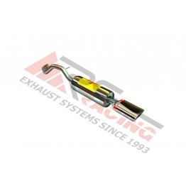 Escape Trasero Inoxidable 1 ovalada VOLKSWAGEN GOLF IV 1.9I TDI 4*4 00- 150CV 