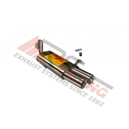 Escape Trasero Inoxidable 2Ø85 RENAULT CLIO II SPORT 2.0i RS 16V 2000- 172CV MºF4R D7