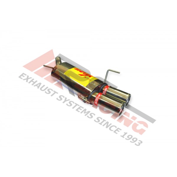 Escape Trasero Inoxidable 2Ø85 OPEL CORSA C 1.7DI 2000- 65CV 