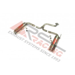 Escape Trasero Inoxidable 1Ø129 TIPO MOTO(una salida tipo moto por cada lado) TOYOTA CELICA 1.8I 16V VVT-I 2000- 143CV Mº1ZZ-FE