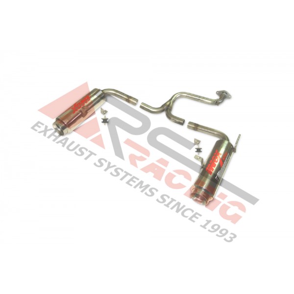 Escape Trasero Inoxidable 1Ø129 TIPO MOTO(una salida tipo moto por cada lado) TOYOTA CELICA 1.8I 16V VVT-I 2000- 143CV Mº1ZZ-FE