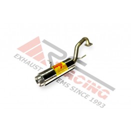 Escape Trasero Inoxidable 1Ø129 TIPO MOTO HYUNDAI COUPE 1.6I 16V FX 2002- 105CV MºG-4ED