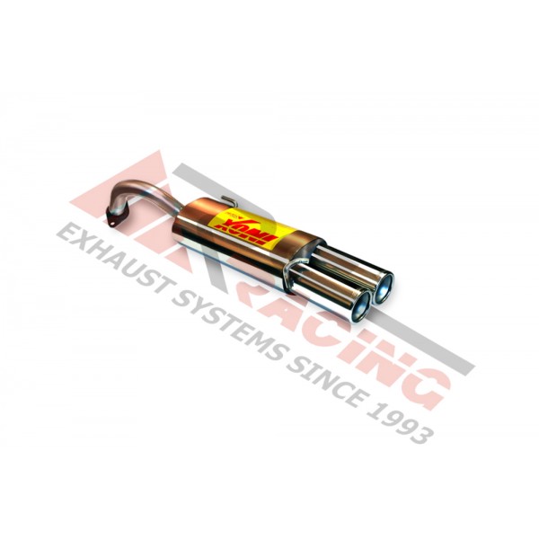 Escape Trasero Inoxidable 2Ø85 HYUNDAI COUPE 1.6I 16V FX 2002- 105CV MºG-4ED
