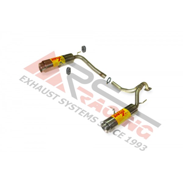 Escape Trasero Inoxidable 1Ø129 TIPO MOTO(una salida tipo moto por cada lado) HYUNDAI COUPE 2.0i 16V 2005- 143CV MºG4GC