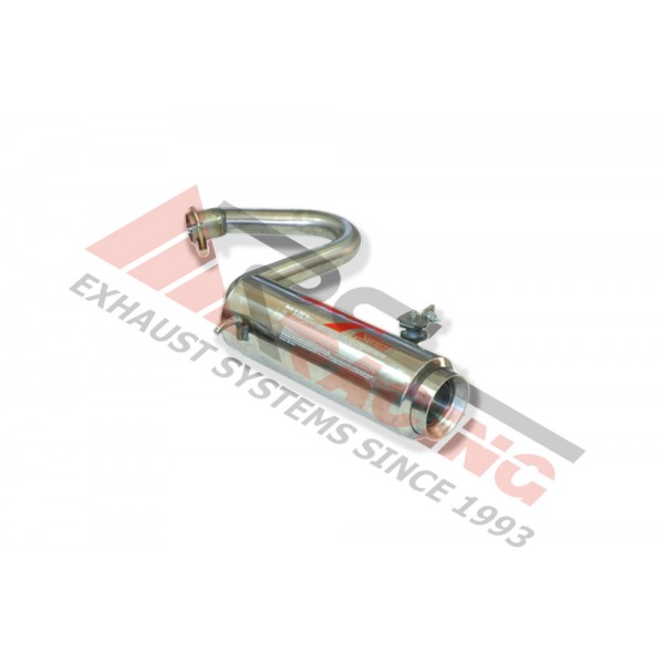 Escape Trasero Inoxidable 1ØTIPO MOTO AUDI A3 1.6I 8V 03- 102CV 