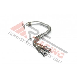 Escape trasero inoxidable grupo-a SEAT LEON 1.9 TDI 06- 105CV 