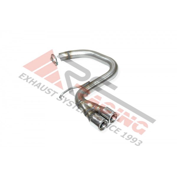 Escape trasero inoxidable grupo-a SEAT LEON 2.0 TDI 06- 140CV 