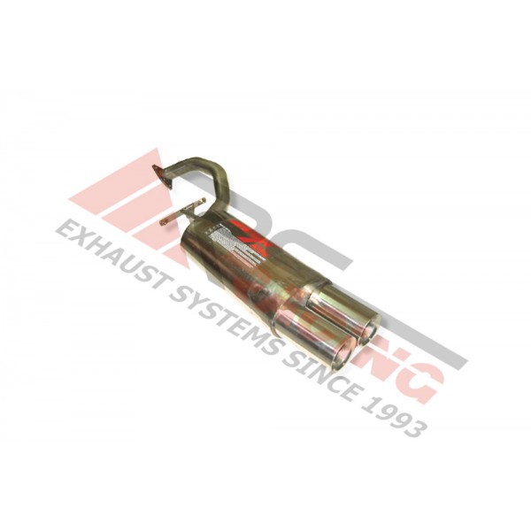 Escape Trasero Inoxidable 2Ø85 MITSUBISHI ECLIPSE GS TURBO 2.0 16V 95- 214CV MºG-4G63