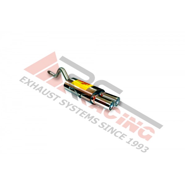 Escape Trasero Inoxidable 2Ø85 RENAULT  CLIO II 1.2i 16V 03-05 75CV MºD4F722