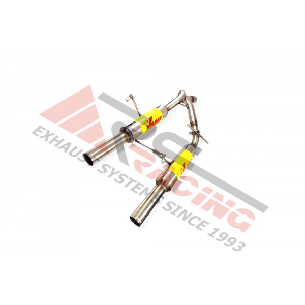 Escape Trasero Inoxidable 2Ø63salen por el centro) GRUPO-N * RENAULT CLIO II SPORT 2.0 16V 2004- 182CV MºF4R 57
