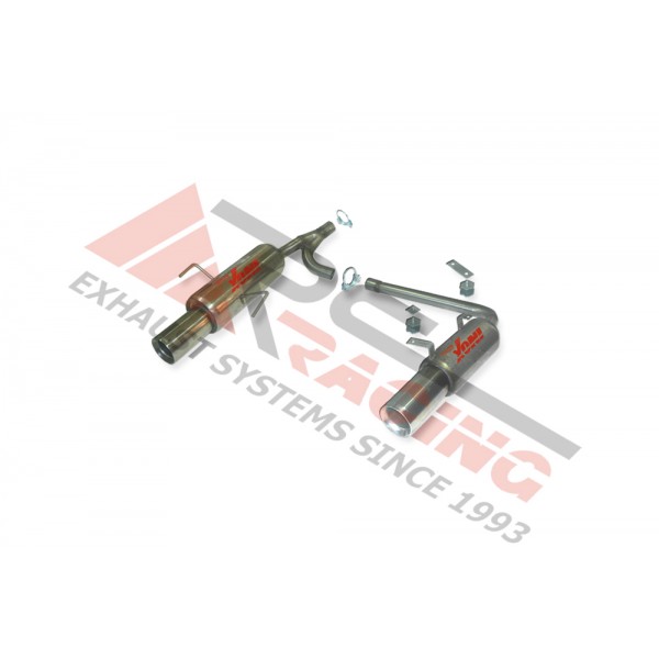 Escape Trasero Inoxidable 1Ø101 POR CADA LADO OPEL ASTRA H 2.0 16V 04- 170CV MºZ20LEL