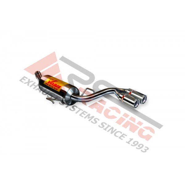 Escape Trasero Inoxidable 2Ø73 CENTRALES OPEL ASTRA H GTC COUPÉ 1.9 CDTI 05- 150CV MºZ19DTH