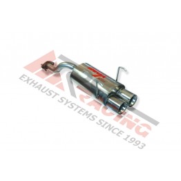 Escape Trasero Inoxidable 2Ø85 HONDA CIVIC 1.6I 16V VTEC SPORT 04- 110CV MºD16V1