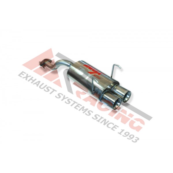 Escape Trasero Inoxidable 2Ø85 HONDA CIVIC 1.6I 16V VTEC SPORT 04- 110CV MºD16V1