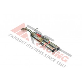 Escape Trasero Inoxidable 2Ø73 SEAT IBIZA III 1.9I TDI 02-06 130CV MºASZ