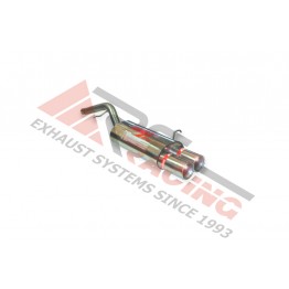 Escape Trasero Inoxidable 2Ø85 FORD FIESTA  1.6I DURATEC 16V 02- 100CV MºFYJB