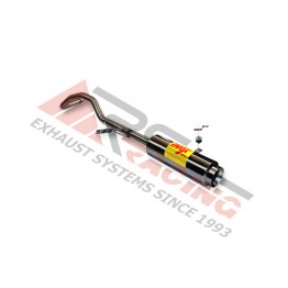 Escape Trasero Inoxidable 1 tipo moto RENAULT MEGANE II  COUPÉ CABRIO 1.6i 16V 10/02- 112CV MºK4M760