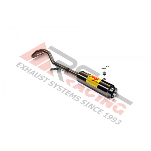 Escape Trasero Inoxidable 1 tipo moto RENAULT MEGANE II  COUPÉ CABRIO 1.6i 16V 10/02- 112CV MºK4M760