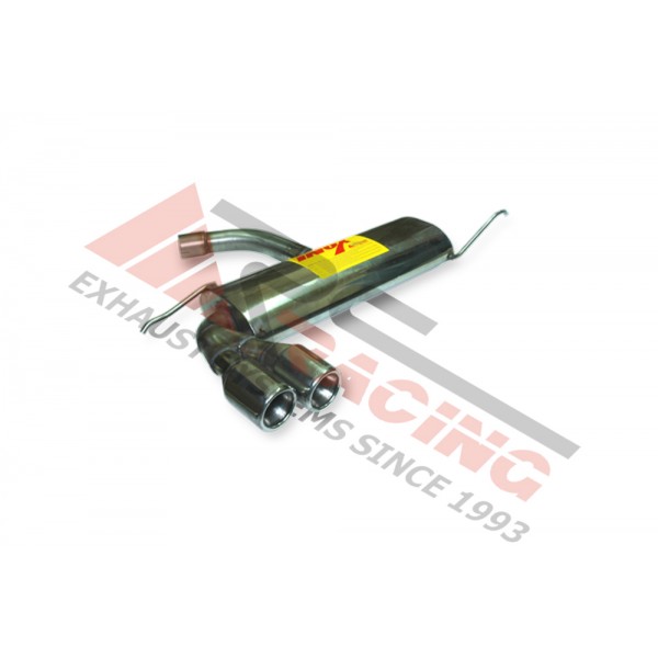 Escape Trasero Inoxidable 2Ø85 VOLKSWAGEN GOLF VI 1.6i 8V 09- 102CV 