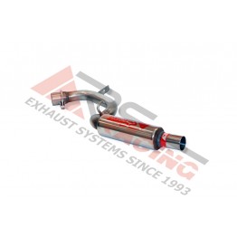 Escape trasero inoxidable grupo-N BMW 120D E-87 2.0 04- 163CV Mº4D-AD