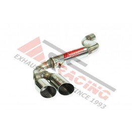 Escape trasero inoxidable grupo-n 2Ø85 AUDI TT S QUATTRO 2.0I TURBO FSI 08- 275CV 