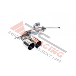 Escape trasero inoxidable grupo-N 2Ø85 * AUDI A3 8P QUATTRO 3.2i VR6 04- 250CV 