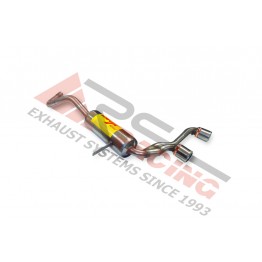 Escape Trasero Inoxidable 2Ø85(salen por el centro) RENAULT MEGANE II  SPORT 2.0i RS TURBOSPORT 04-09 225CV MºF4R 27