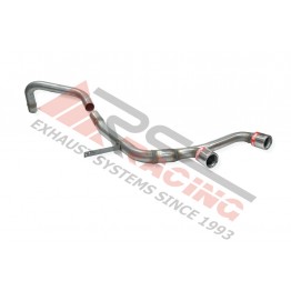 Escape trasero inoxidable grupo-A(2Ø73) * RENAULT MEGANE II  SPORT 2.0i RS TURBOSPORT 04-09 225CV MºF4R 27
