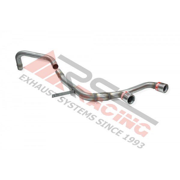 Escape trasero inoxidable grupo-A(2Ø73) * RENAULT  MEGANE II F1 TEAM R26 07-09 230CV 