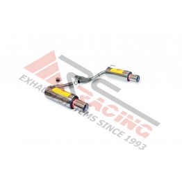 Escape Trasero Inoxidable 1Ø101 POR CADA LADO HONDA ACCORD 2.0i SPORT 16V 06- 155CV MºK20Z2