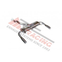 Escape Trasero Inoxidable 1Ø73 POR CADA LADO * RENAULT CLIO III SPORT 2.0i RS 16V 2010- 200CV 