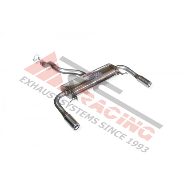 Escape Trasero Inoxidable 1Ø73 POR CADA LADO * RENAULT CLIO GORDINI RS 2.0i  2010- 203CV 