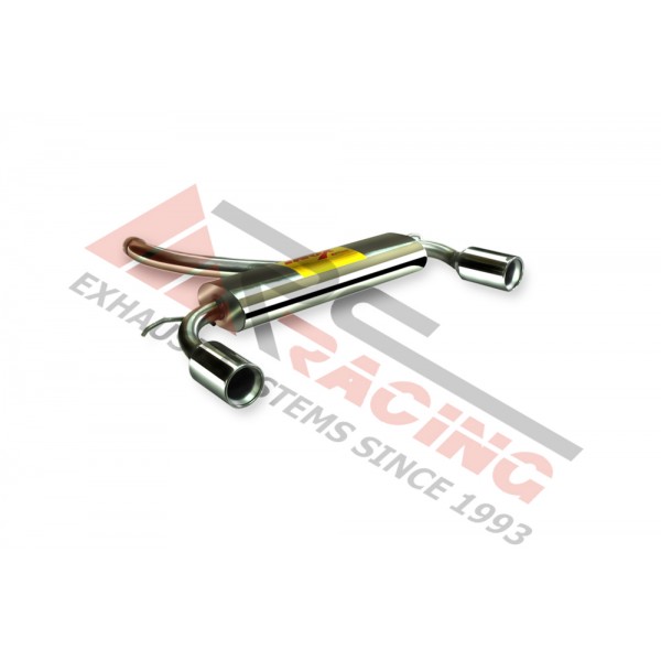Escape Trasero Inoxidable 1Ø101 por cada lado FORD FOCUS II ST 2.5i TURBO 05- 225CV MºG/HYDA