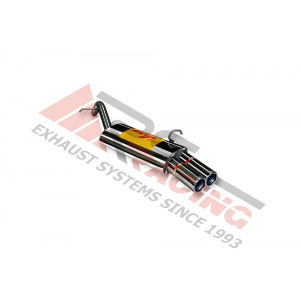 Escape Trasero Inoxidable 2Ø73 PEUGEOT 207 1.6 HDI 07- 90CV MºD-9HX