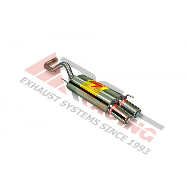 Escape Trasero Inoxidable 2Ø85 VOLKSWAGEN POLO 1.6i 16V GTI 10/99-01 125CV MºARC