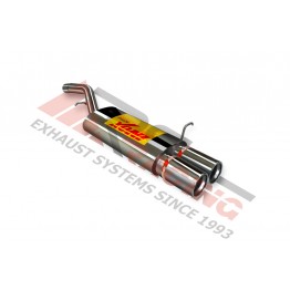 Escape Trasero Inoxidable 2Ø73 FORD FIESTA 1.6 TDCi  11/04-11/05 90CV MºHHJB