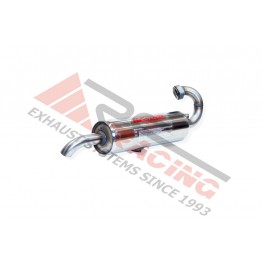 Escape Trasero Inoxidable 1Ø45 SIN SALIDA * SMART 452 ROADSTER  82CV 04/03-11/05