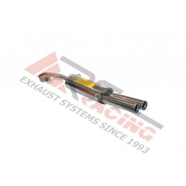 Escape trasero inoxidable 2Ø73 SEAT IBIZA III 6J 1.4 FR 16V 09- 150CV 