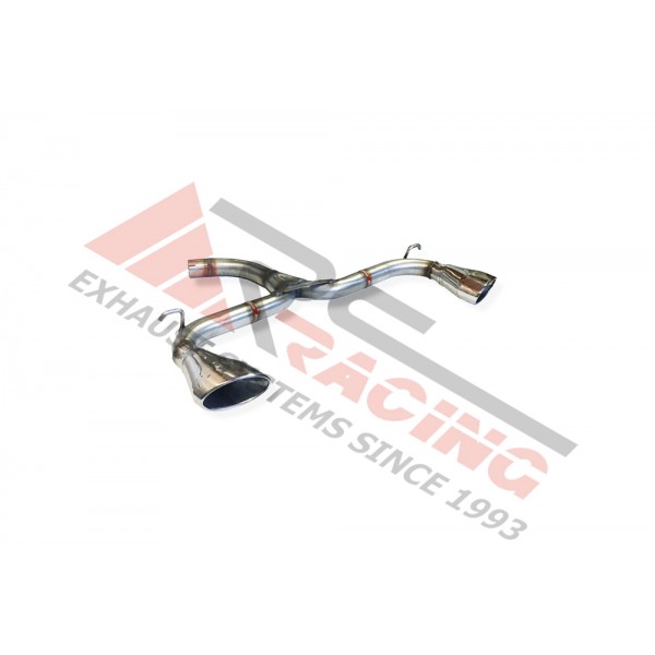 Escape trasero inoxidable grupo-a 1 oval por cada lado SEAT LEON SC 5F FR 1.8 TSI 13- 180CV 